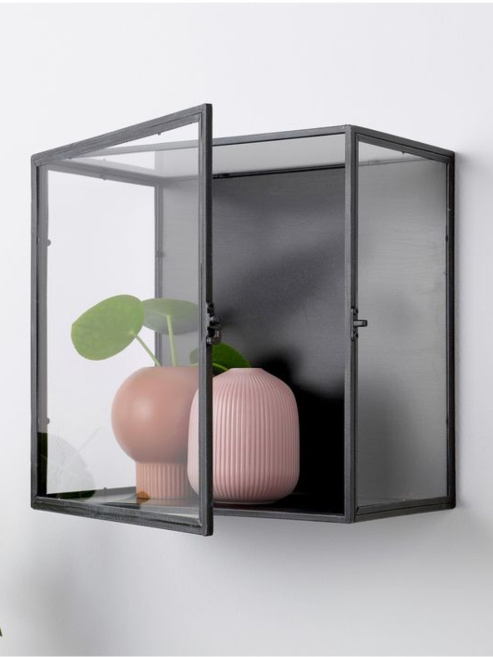 IKEA BARKHYTTAN Glass Metal Display Case Box